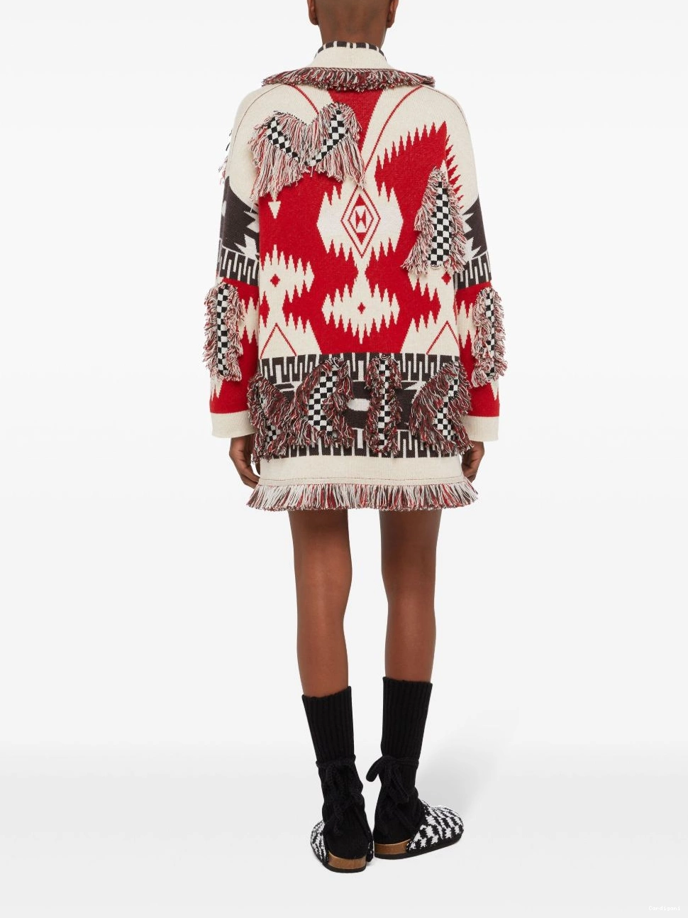 Affordable cardigan Women Alanui wool Racing Icon 0817